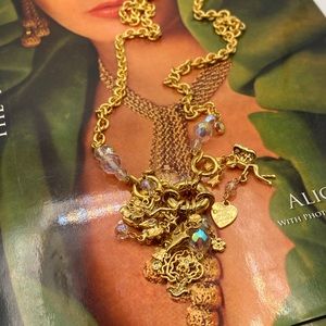 Kirks‎ Folly Crystal vintage necklace